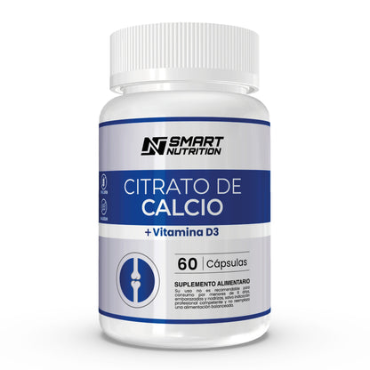 Citrato De Calcio + Vitamina D3- 60 Capsulas