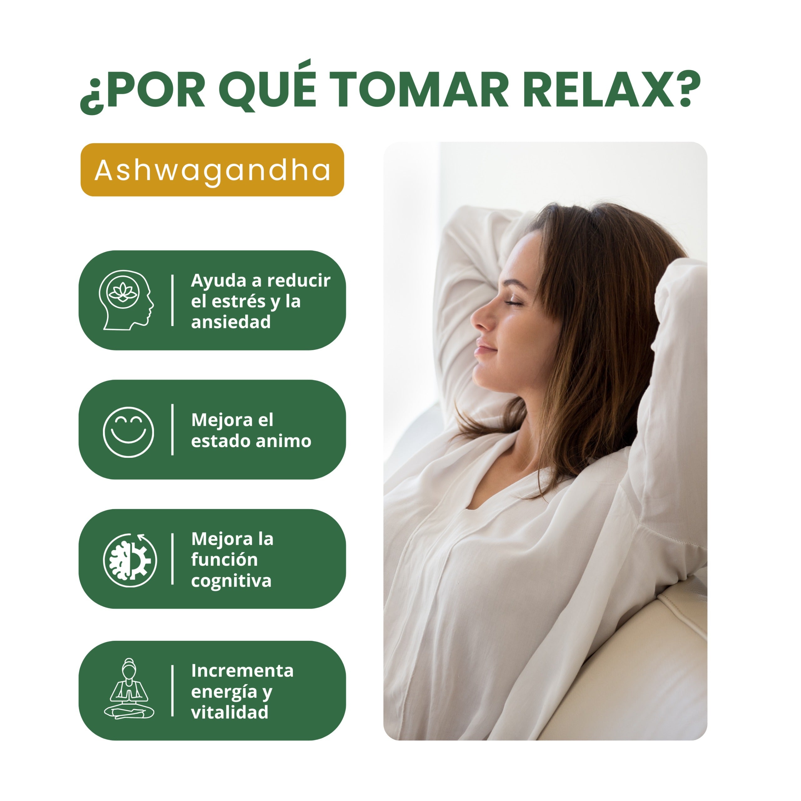 Ashwagandha - 100 Cáps / Relax