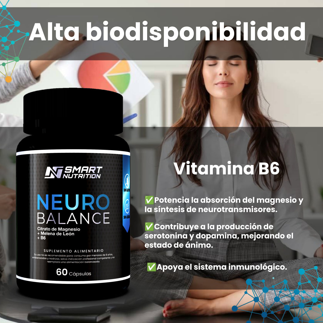 Citrato De Magnesio Melena De Leon B6 500mg 60 Caps SmartNutrition