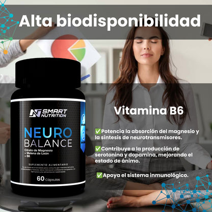 Citrato De Magnesio Melena De Leon B6 500mg 60 Caps
