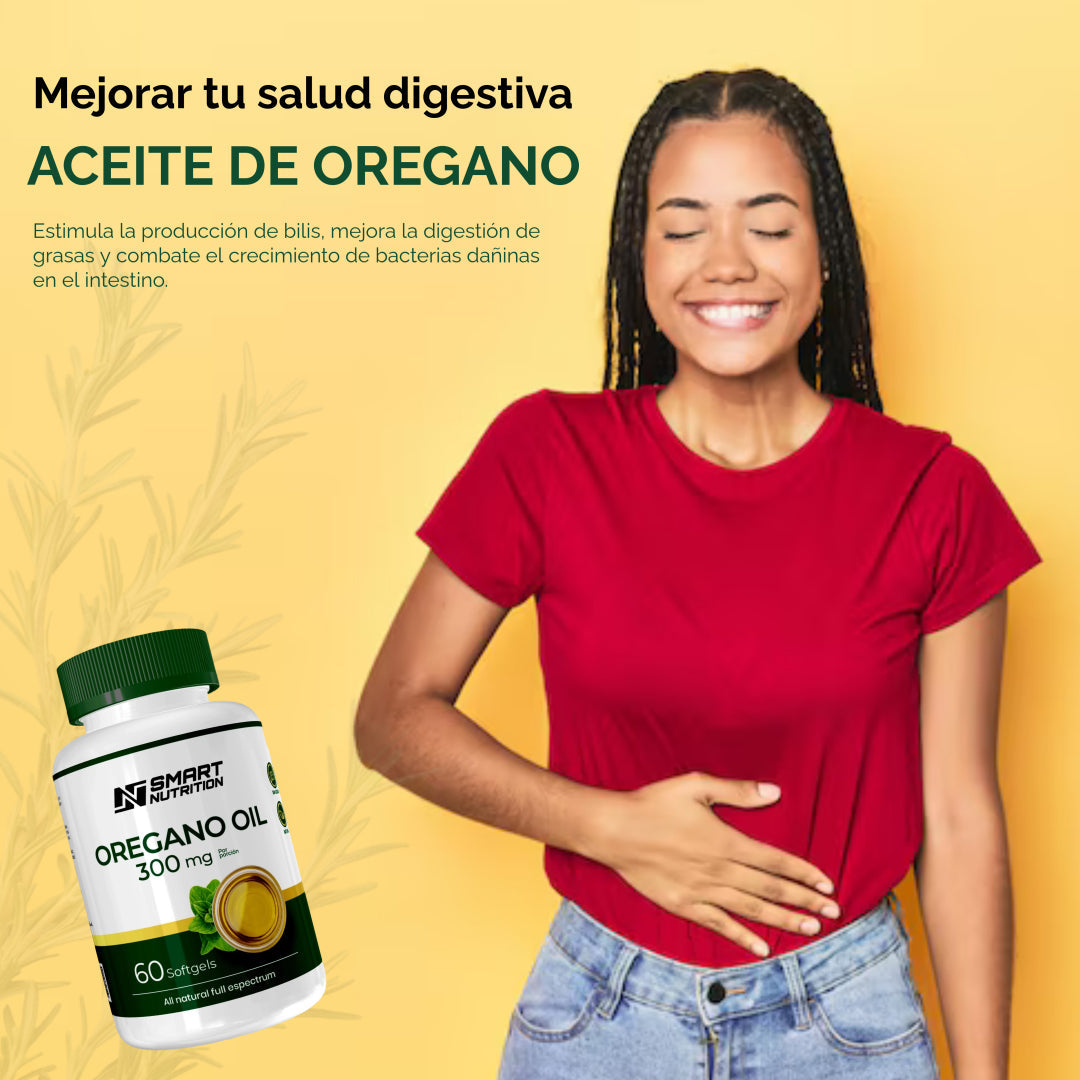 Aceite de Orégano 60 Cápsulas Softgel SmartNutrition