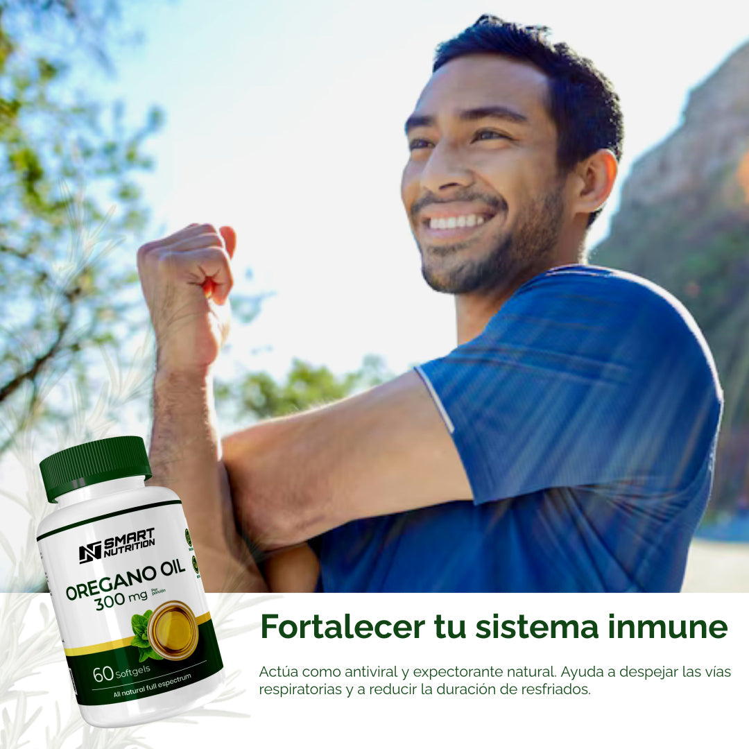 Aceite de Orégano 60 Cápsulas Softgel SmartNutrition