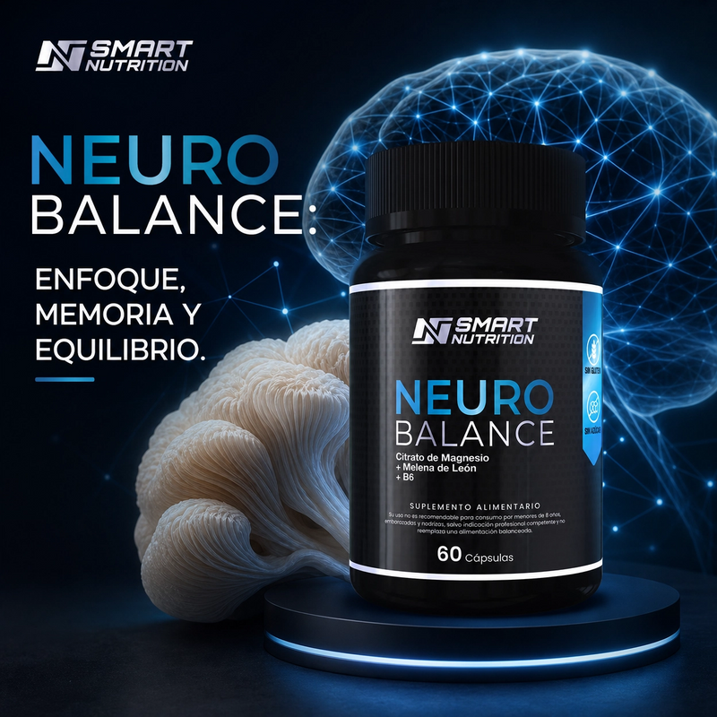 Neuro Balance – Magnesio + Melena de León + Vitamina B6