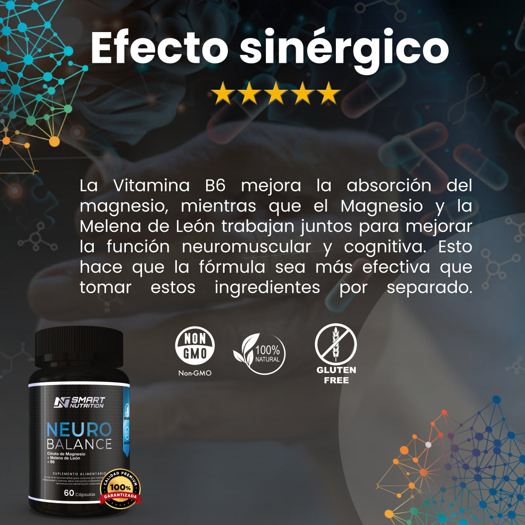 Citrato De Magnesio Melena De Leon B6 500mg 60 Caps SmartNutrition